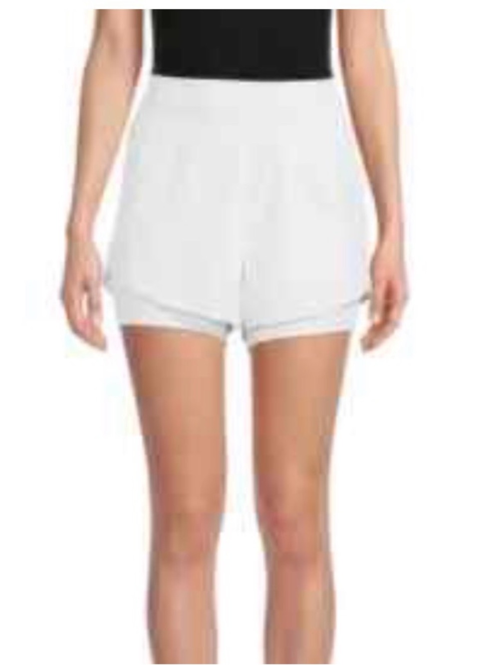 Avia Running Shorts white with attached spandex shorts , XXXL(22)